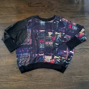 Adidas Urban Printed Web Sleeve Top Size XL